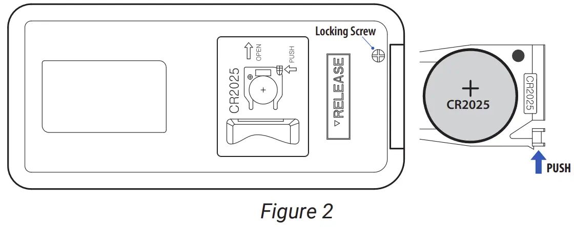 Wireless Motion Sensor 3-Head Spotlight with Remote Control Battery Installation illustration