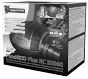 SuperFish RC 15000 Pond ECO Plus Pump - 3