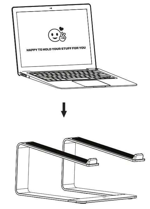 GABOR LTS 20 Laptop Riser Stand- fig 5