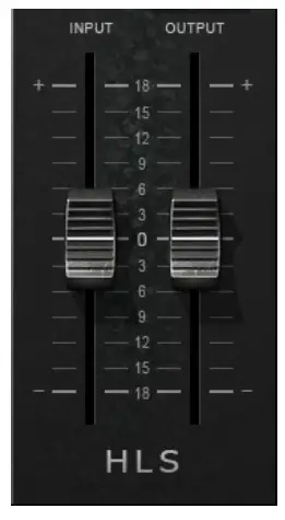 WAVES Kramer HLS Channel Plugin - Input controls-Outut controls