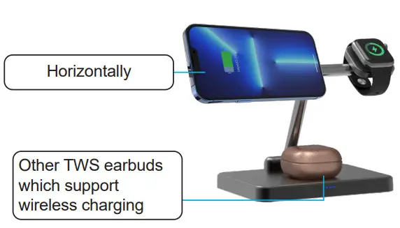 Baseus 3 in 1 Magnetic Wireless Charger - Figure 4