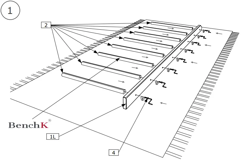 BenchK 110 Wall Bar Package - Fig 3