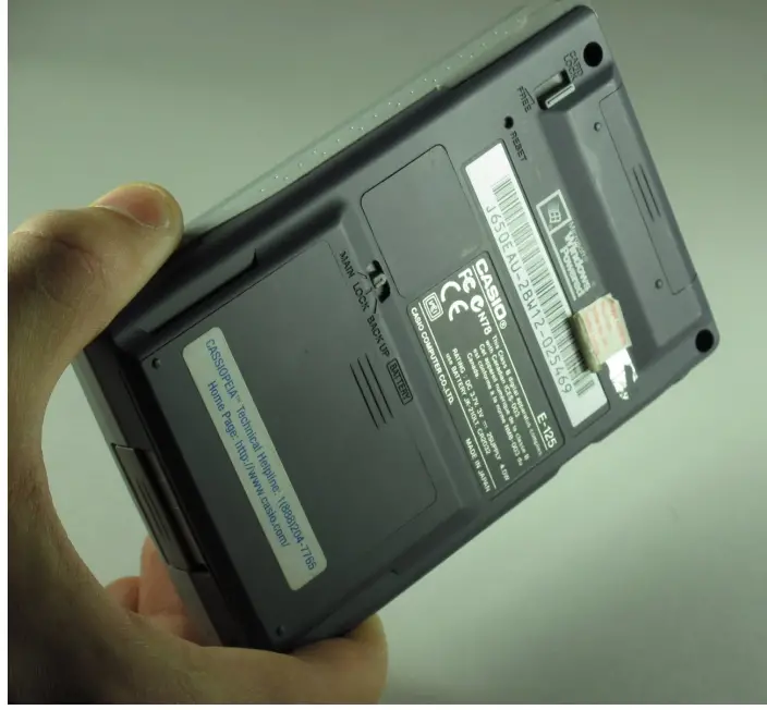 IFIXIT Casio Cassiopeia E-125 Battery-fig1