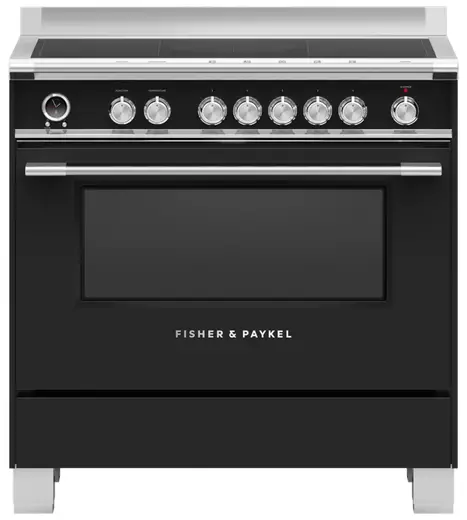 FISHER PAYKEL OR90SCI6B1 Freestanding Range Cooker, Induction, 90cm, 5 Zones