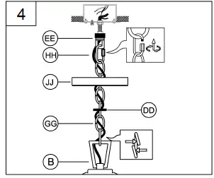 PROGRESS-LIGHTING-P500377 -Galloway-4-Light-Brushed-Nickel-Farmhouse-Chandelier -7