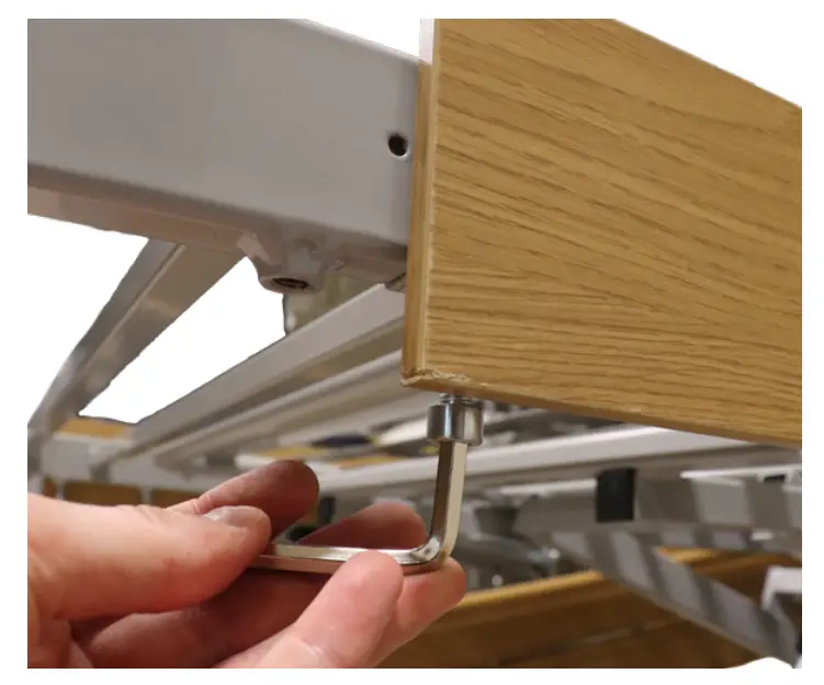 Re-attach the Footboard