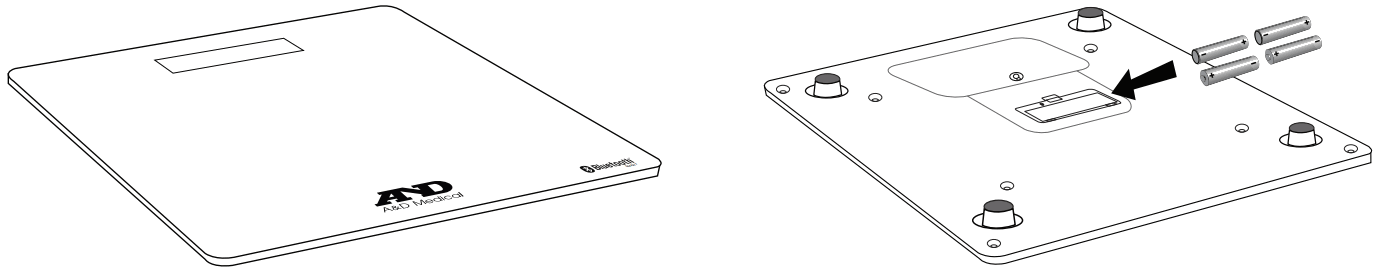 A D UC 352BLE Wireless Premium Weight Scale - FIGURE 1