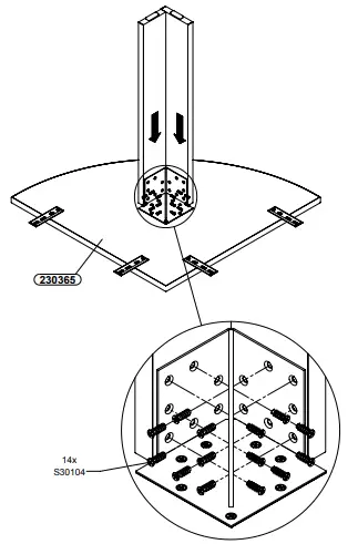 FORTE-CLFB90-Clif-Corner-Desk-90°-Old-Wood-and-Concrete-FIG-12