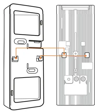 Cameron AMZ30DB HD Video Doorbell - Line up the video doorbell