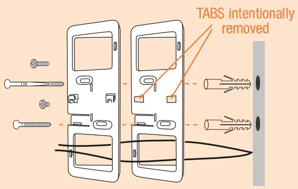 Cameron AMZ30DB HD Video Doorbell - SIDE WALL MOUNTING