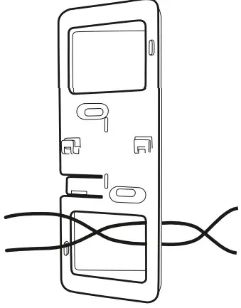 Cameron AMZ30DB HD Video Doorbell - bracket with tabs