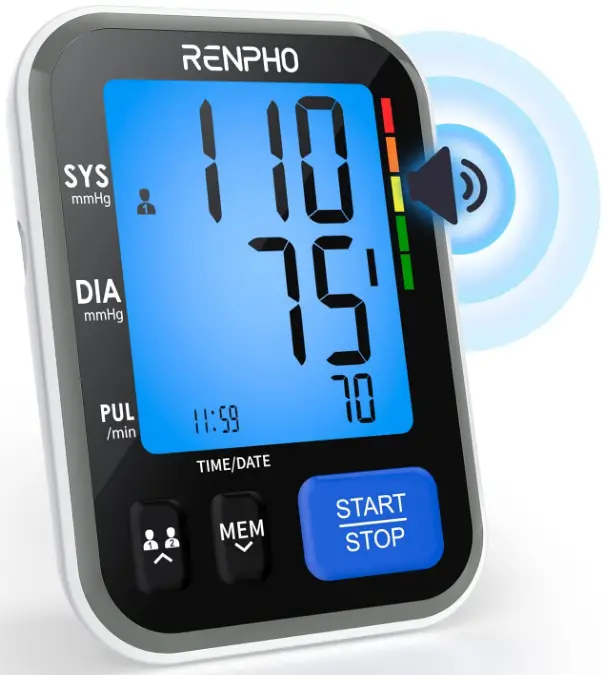 RENPHO-Talking-Upper-Arm-Blood-Pressure-Monitor-Product