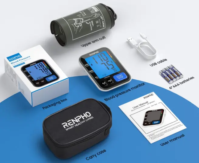 RENPHO-Talking-Upper-Arm-Blood-Pressure-Monitor-fig-7