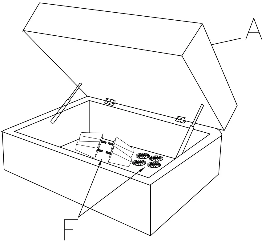 ASHLEY 6170111 Living Room Kitler Storage Ottoman - fig1