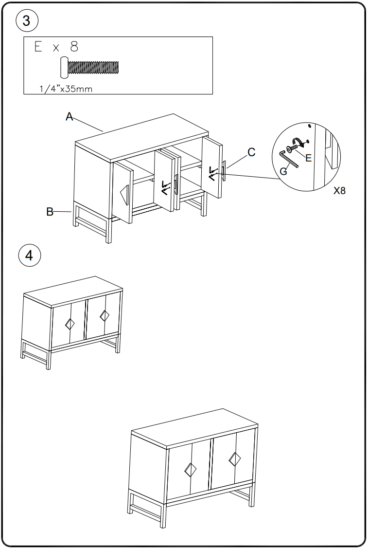 ASHLEY A4000511 Treybrook Accent Cabinet - fig 5
