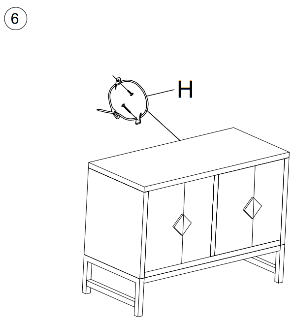 ASHLEY A4000511 Treybrook Accent Cabinet - fig 7