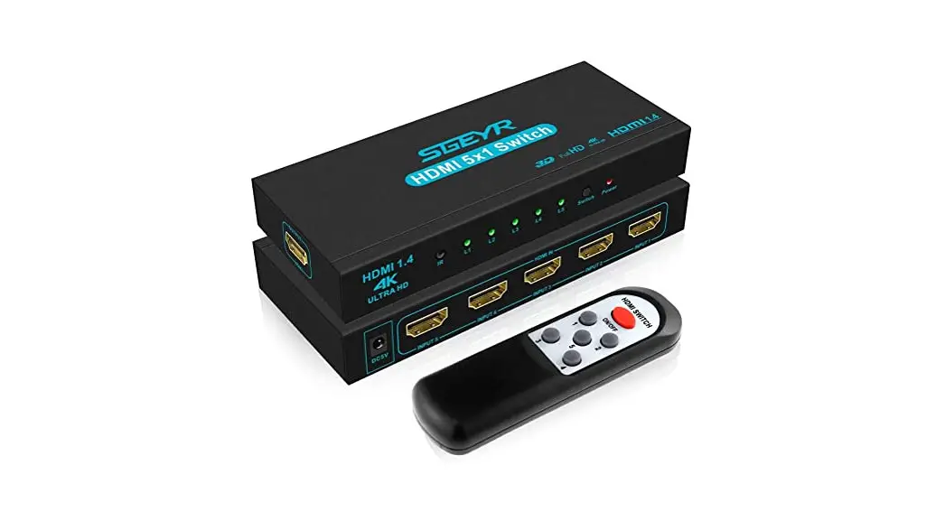 Sgeyr Sg4k501 Hdmi Switch 5x1 Hdmi Switcher User Manual Sgeyr Sg4k501 Hdmi Switch 5x1 Hdmi Switcher User Manual
