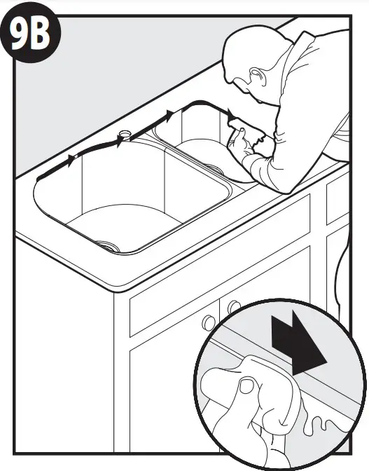 Complete counter installation