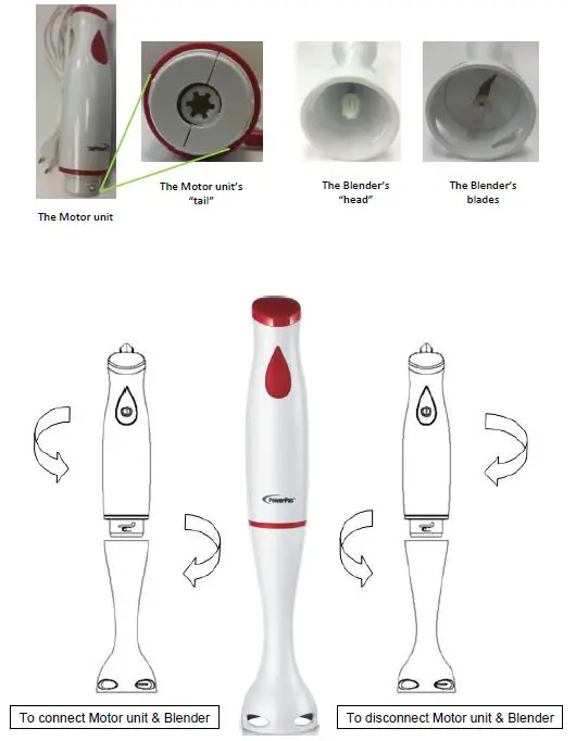 PowerPac-PPBL383 4 in 1 Electric-Multifunction-Hand Blender-Set-2