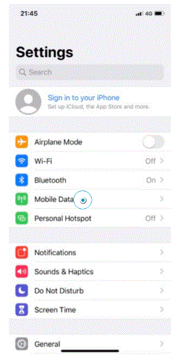 Apple iPhone XR - Setup internet fig-2