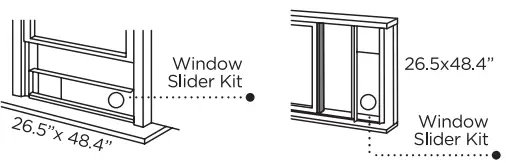 DOUBLE-HUNG SASH/SLIDING CASEMENT WINDOW INSTALLATION