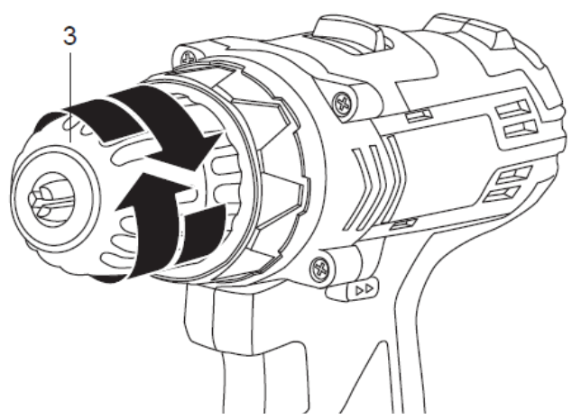 FIAT F2 Cordless Power Drill 21V - TORQUE ADJUSTMENT