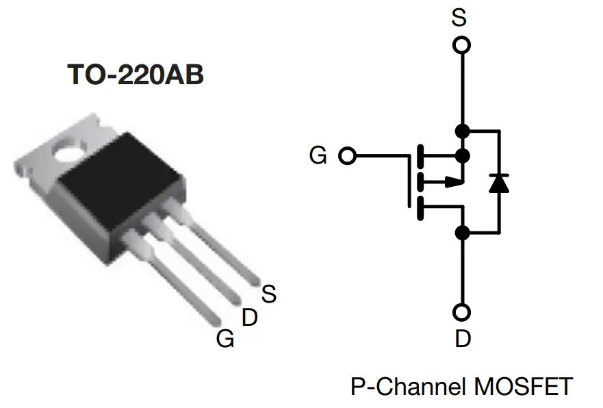 VISHAY IRF9Z34 Power MOSFET