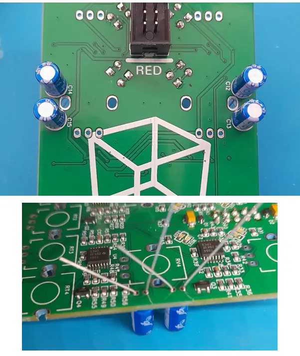 CubuSynth 4VCLFO Quad Voltage Controlled Triangle LFO - Electrolytic capacitors