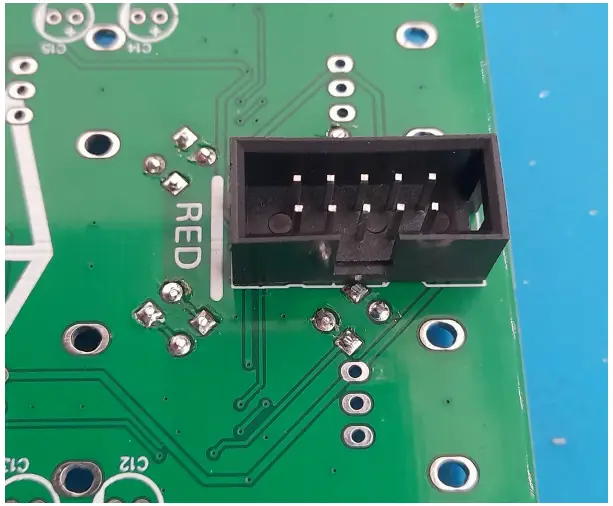 CubuSynth 4VCLFO Quad Voltage Controlled Triangle LFO - Power Header