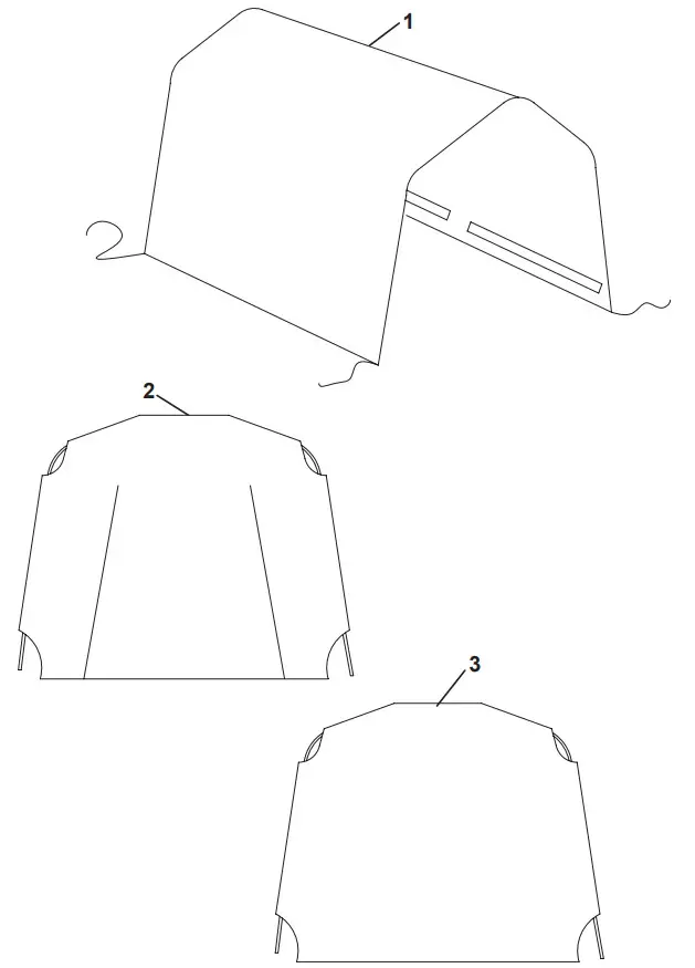 COVERPRO 59699-UPC 10 FT Portable Garage 3 Part Kit - Cover 12