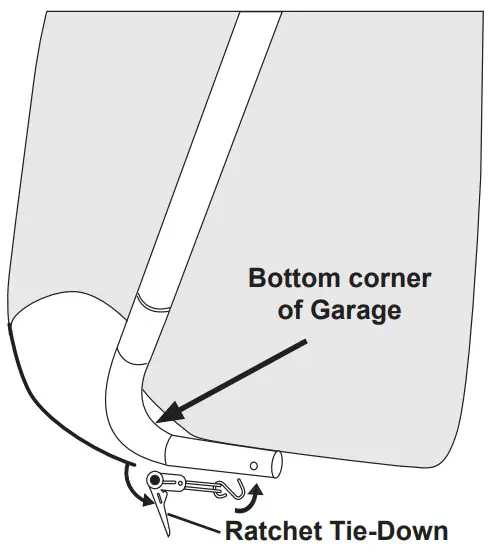 COVERPRO 59699-UPC 10 FT Portable Garage 3 Part Kit - Cover 6