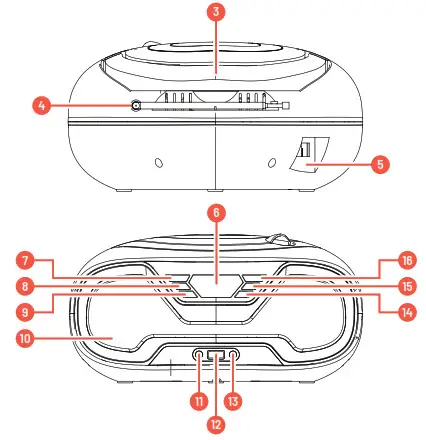 OAKCASTLE CD200 Portable bluetooth CD Player - WHAT’S IN THE BOX 2
