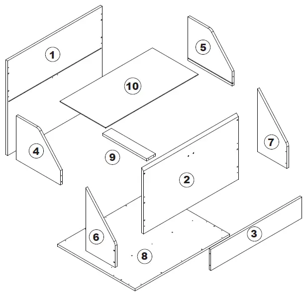 Kmart Kids Toy Organiser 42974123 hardware