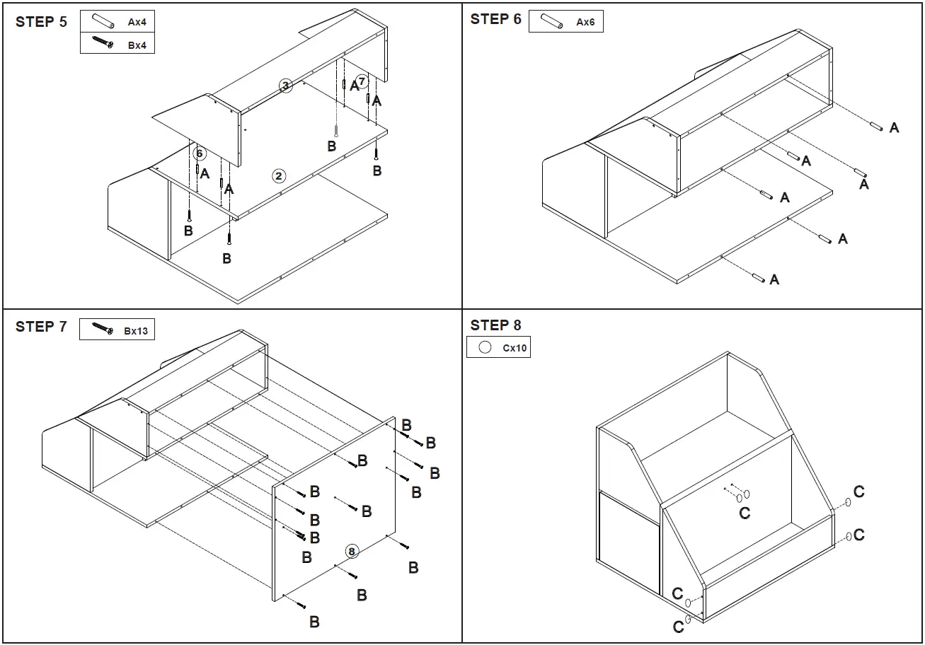 Kmart Kids Toy Organiser 42974123 steps-2