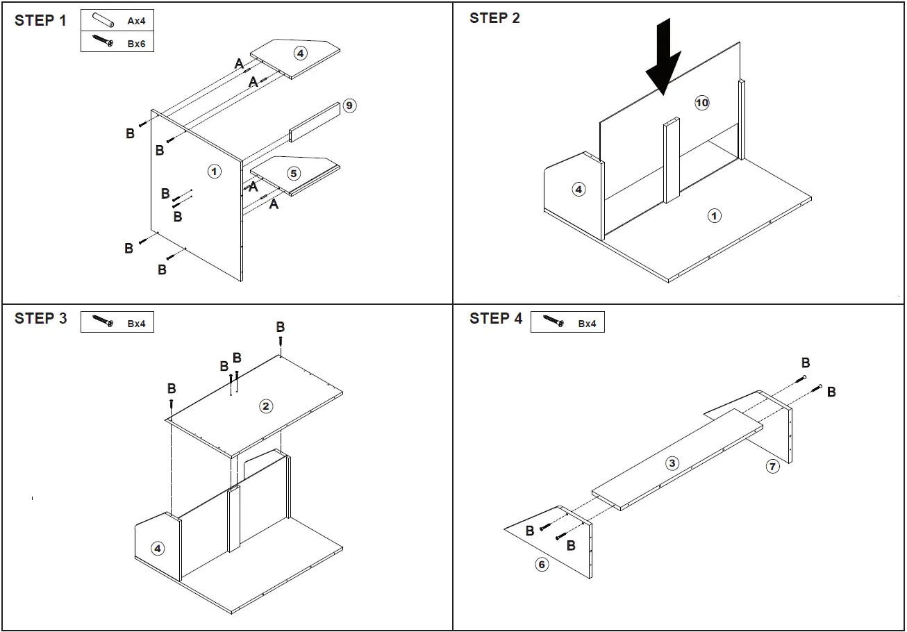 Kmart Kids Toy Organiser 42974123 steps