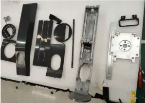 BenQ LCD Monitor XL2546K Recycle Disassemble - Disassembly Column