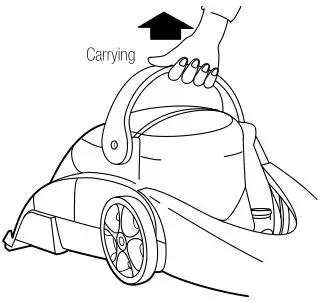 Bissell 1699, 8905 Series ProHeat ClearView - Carrying