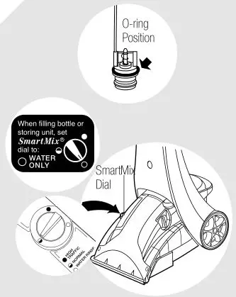 Bissell 1699, 8905 Series ProHeat ClearView - SmartMix 2