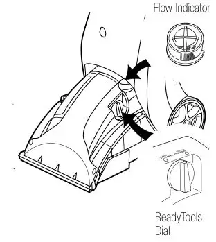 Bissell 1699, 8905 Series ProHeat ClearView - The Flow Indicator