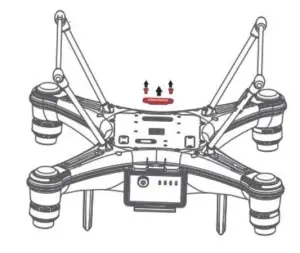 SwellPro GC3 T Axis Gimbal Thermal Camera - Installation1