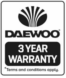 DAEWOO Tornado Freedom Pro Vacuum Cleaner - warrranty