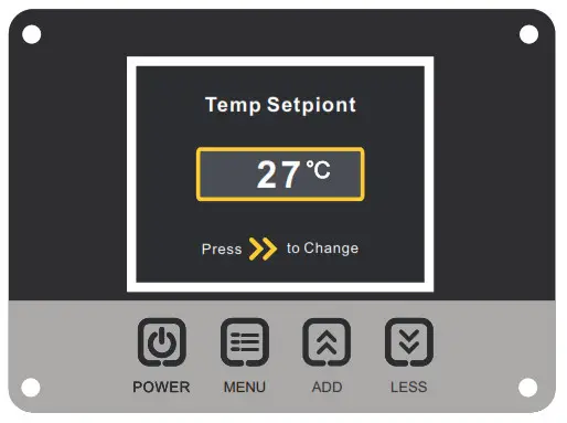 ALORAIR 1603846527 Max Fire Dry 200 Heater- Temperature display