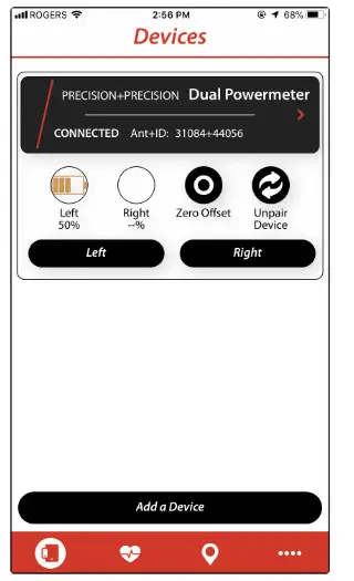 4iiii iOS App- Dual Powermeter