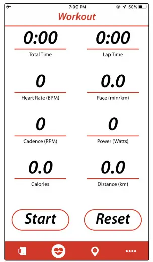 4iiii iOS App- Record a Workout