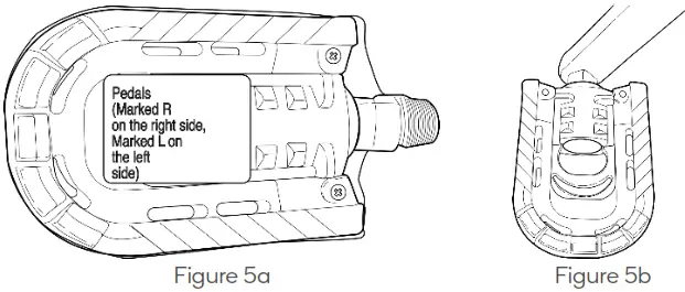 FORTIS MID-Drive Ladies Electric Road Bike - Attaching the pedals