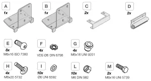 FIAMMA 98655-658 Brandup VW T5 T6 Kit - FIAMMASTORE