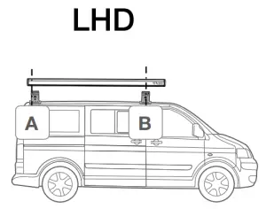 FIAMMA 98655-658 Brandup VW T5 T6 Kit - figure 5