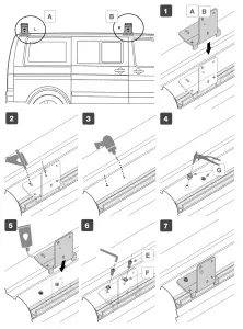 FIAMMA 98655-658 Brandup VW T5 T6 Kit - figure 7