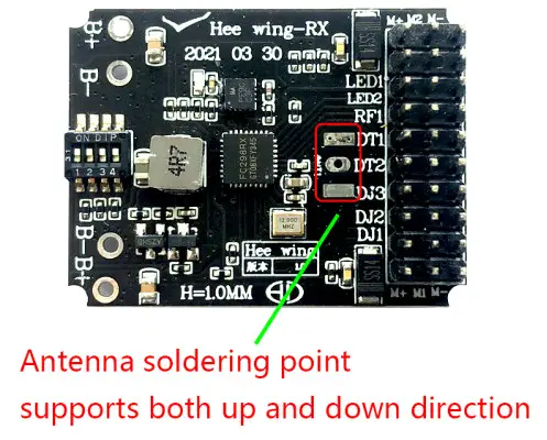 Banggood Hee Wing RX-1.0 Build-In Circuit of Brush ESC- Radio can