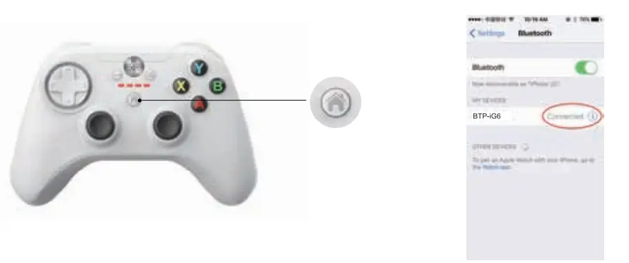 iG6 IR10 Beitong ios Game Controller EX - How to use